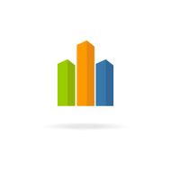 Abstract construction of house Easy to change color