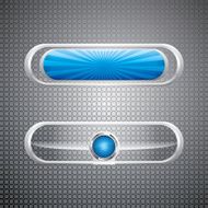 Glass buttons