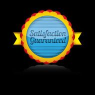 Satisfaction Guaranteed Vector Badge