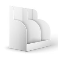 blank empty holder for fliers