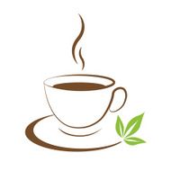 Tea cup icon brown N3