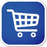 Shopping cart sticker