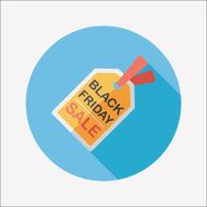 shopping sale price tag flat icon with long shadow eps10 N61