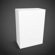 blank packing box