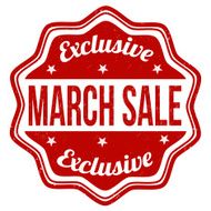March sale stamp
