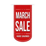 March sale banner design