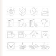 Internet and Website buttons icons