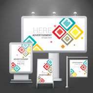 Outdoor advertising design