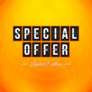 Abstract business poster typography design Vector illustration