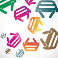 abstract background basket N6