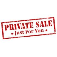 Private Sale-stamp