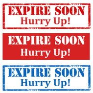 Expire Soon-stamps