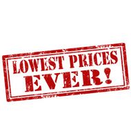 Lowest Prices Ever!-stamp
