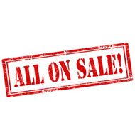 All On Sale!-stamp
