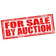 For Sale By Auction-stamp