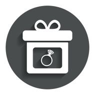 Gift box sign icon Present symbol N38