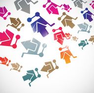 abstract background trolley N15