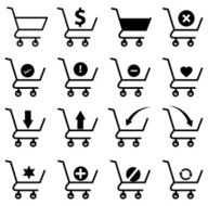 shopping cart icons N14