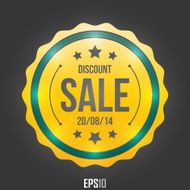 Business Discount Sales Banner Vector Elements Isolated Market Stamp Illustration