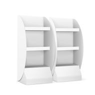 blank displays with shelves N2