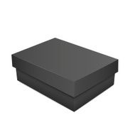 black blank paper box N2