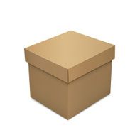 blank cardboard box