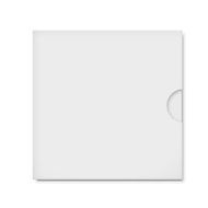 blank CD envelope isolated on white