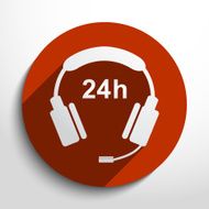 Vector support web icon N2