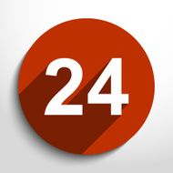 Vector all day open web icon N5