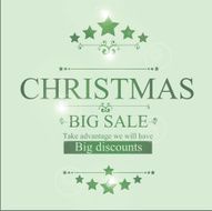 Shopping design over green background vector illustration