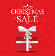 Shopping design over red background vector illustration