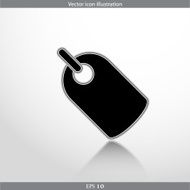 Vector label web flat icon N3