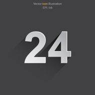 Vector all day open web icon N8