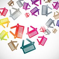 abstract background basket N14