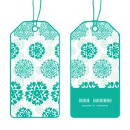 Vector abstract green decorative circles stars striped vertical stripe frame