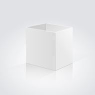 Open box isolated on a white background N2
