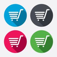 Shopping Cart sign icon Online buying button N10