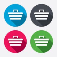Shopping Cart sign icon Online buying button N11