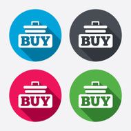 Buy sign icon Online buying cart button N6