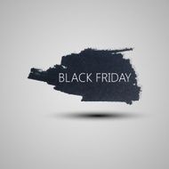 Splash grunge watercolor background Black friday promotional banner for your