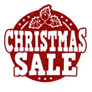Christmas sale stamp