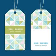 Vector colorful pastel triangle texture vertical stripe frame pattern tags