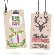 Christmas Sales Hang Tags N2