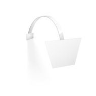 Vector Blank Wobbler with Transparent Strip N6