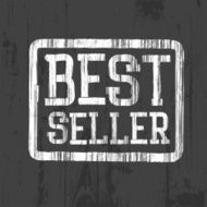 Best seller stamp vector