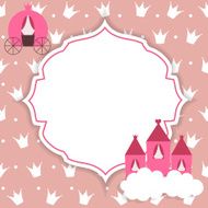 Princess Abstract Background Vector Illustration