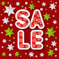 Christmas sale concept for Your design