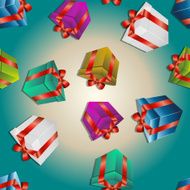 Pattern with gifts