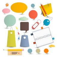 Office and School Items Set