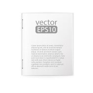 close up of a leaflet blank white paper
